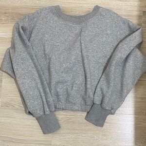 JoyLab Heather Gray Crew Neck Sweater
